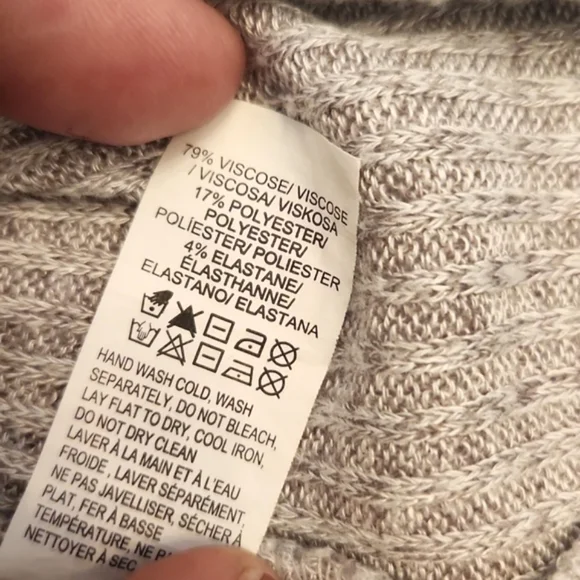 Womens Lucky Brand gray long bell sleeve top with bows size S. - Picture 13 of 13